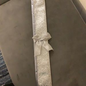 Silver Satin Hair Extension Case